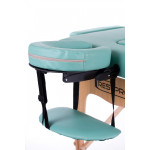 RestPro Classic 2 Blue Green Κρεβάτι Μασάζ Φυσικοθεραπείας Βαλίτσα Ξύλινο με θήκη φορητό